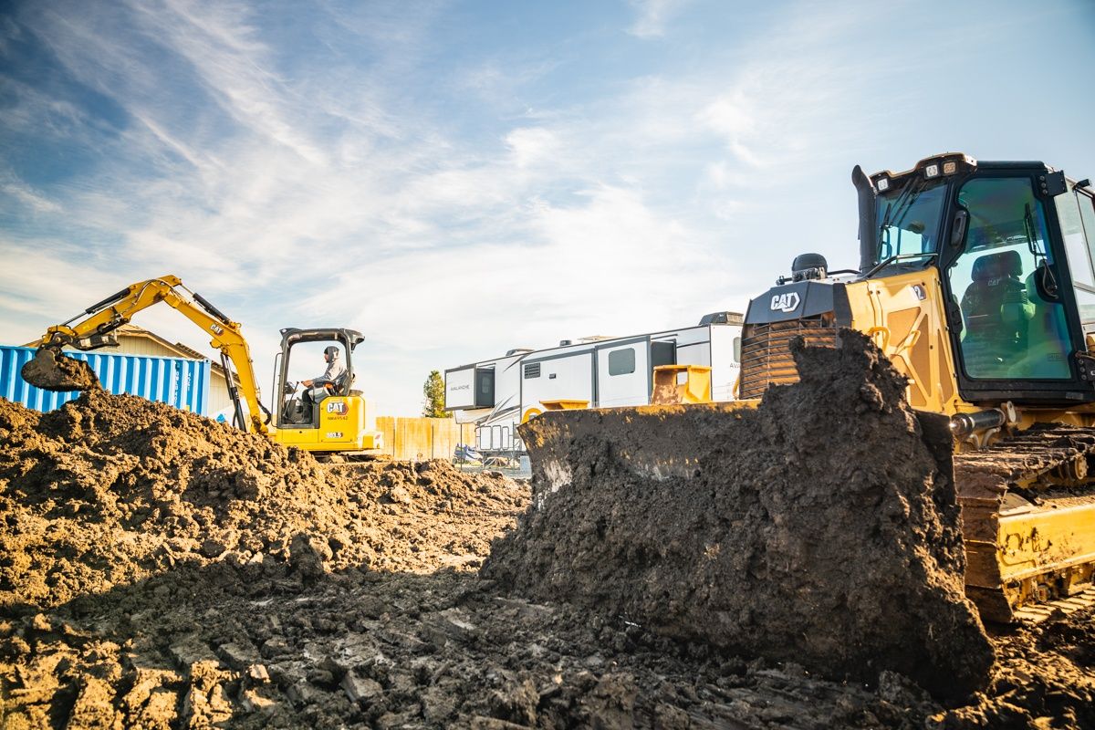 Alan Drive — active construction work